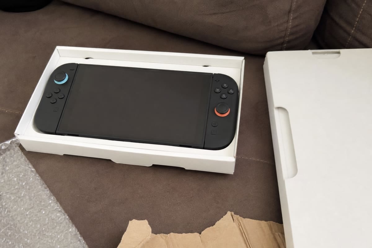 Customer photo — Nintendo Switch 2